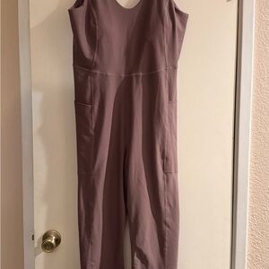 Old Navy Active PowerSoft Jumpsuit Mauve Pink Size L
